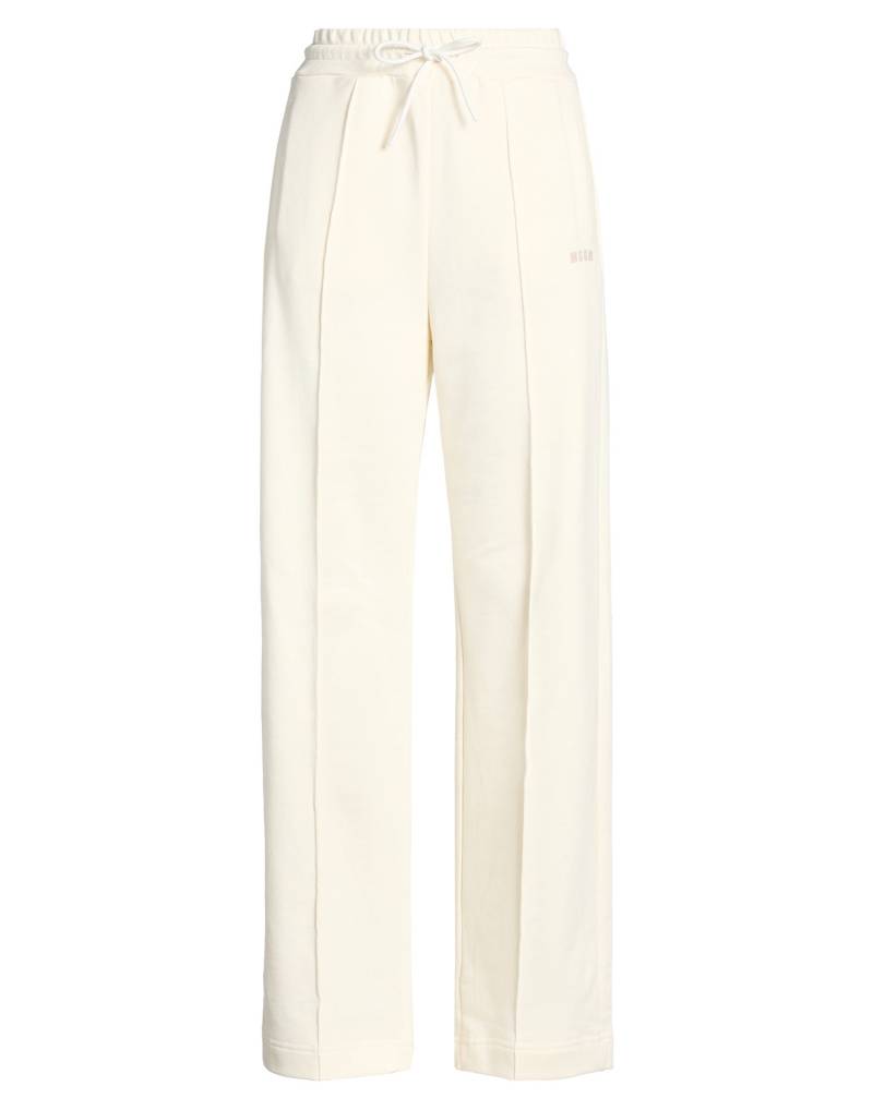MSGM Hose Damen Cremeweiß von MSGM