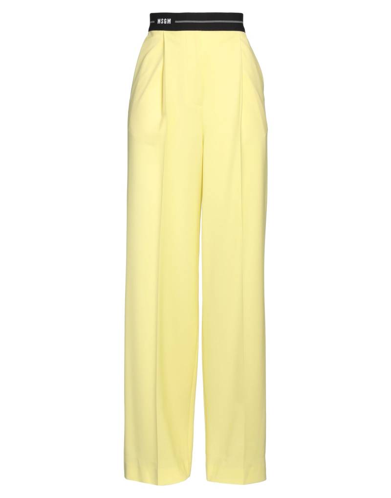 MSGM Hose Damen Gelb von MSGM