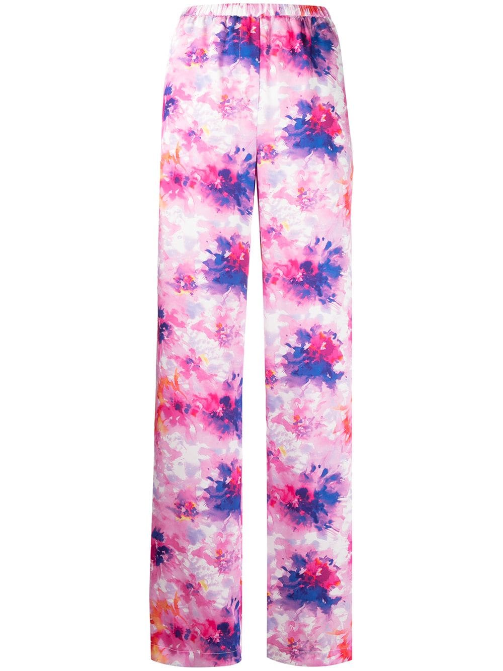 MSGM Hose mit Blumen-Print - Rosa von MSGM