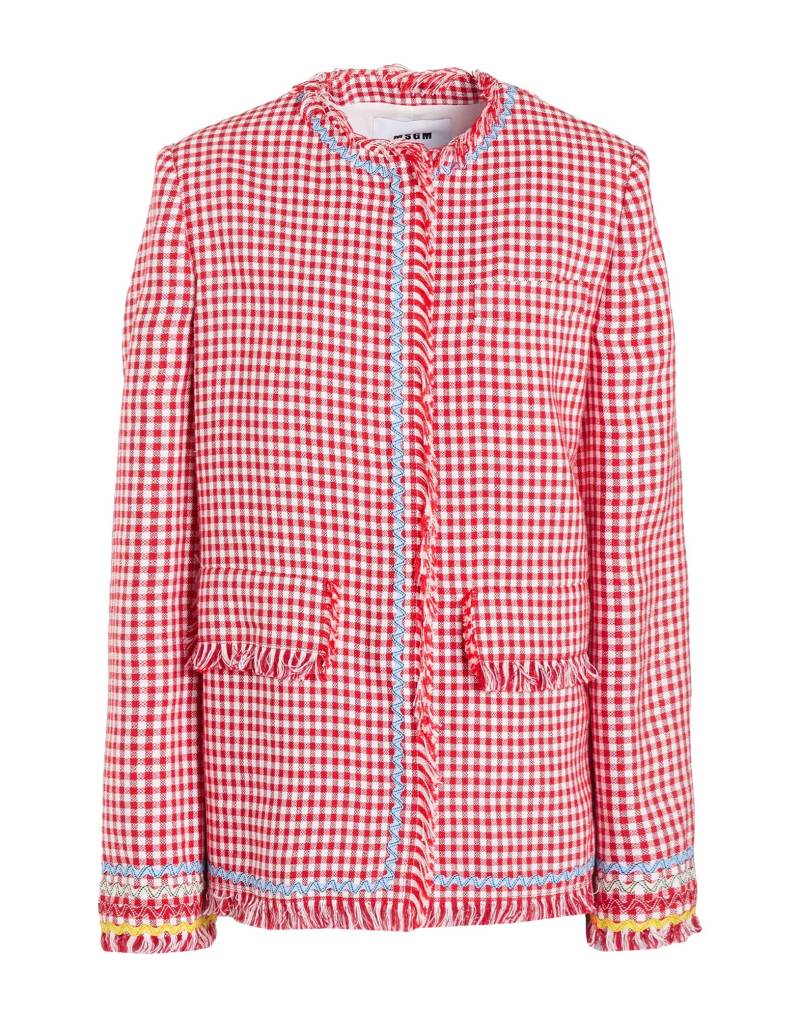 MSGM Jacke & Anorak Damen Rot von MSGM