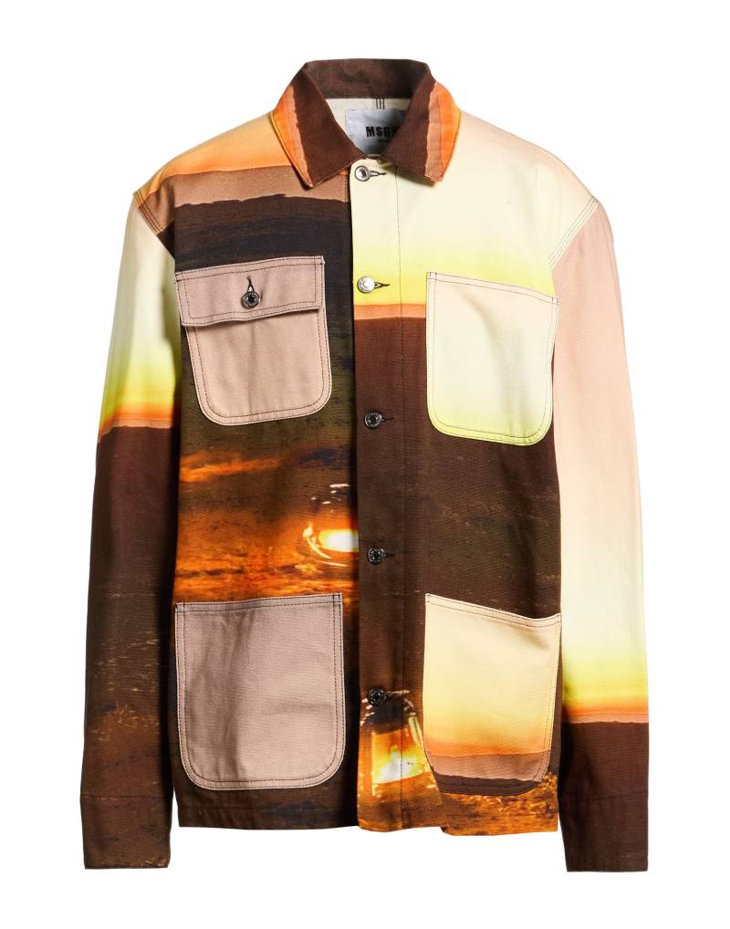 MSGM Jacke & Anorak Herren Braun von MSGM
