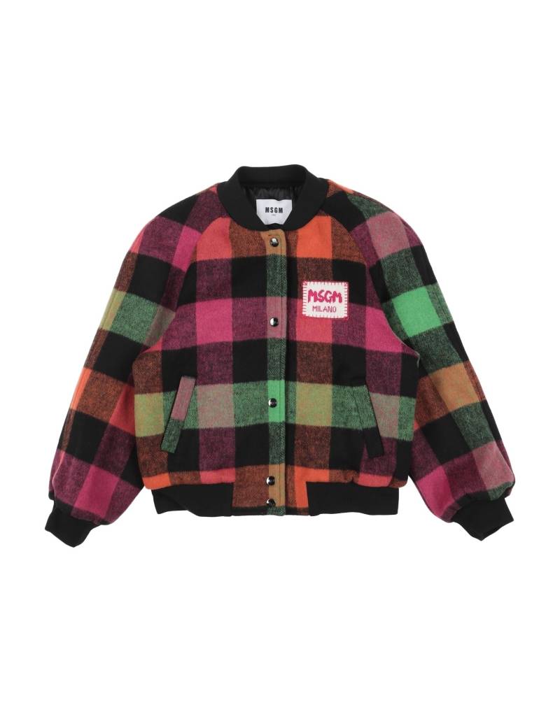 MSGM Jacke & Anorak Kinder Schwarz von MSGM