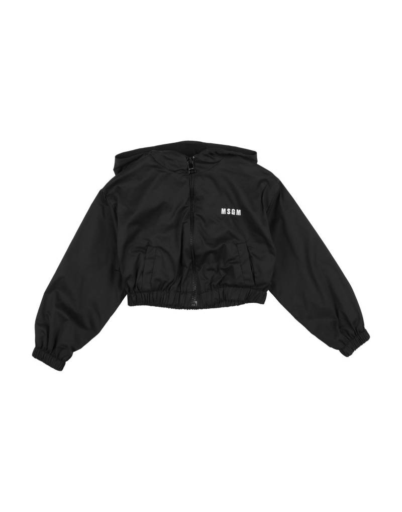 MSGM Jacke & Anorak Kinder Schwarz von MSGM