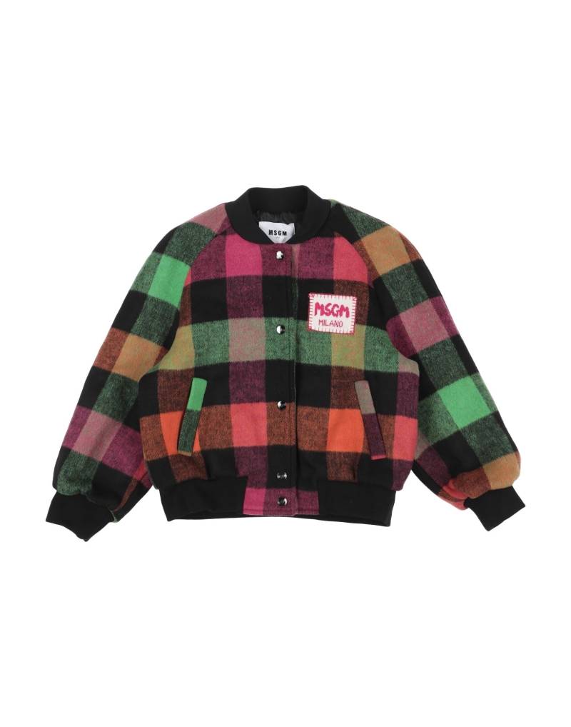 MSGM Jacke & Anorak Kinder Schwarz von MSGM