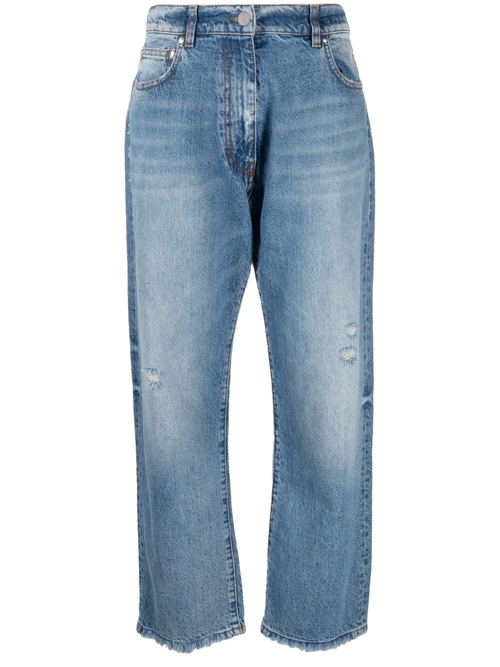 MSGM Jeans mit Logo - Blau von MSGM