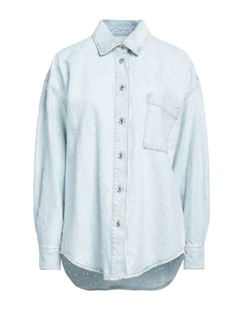 MSGM Jeanshemd Damen Blau von MSGM