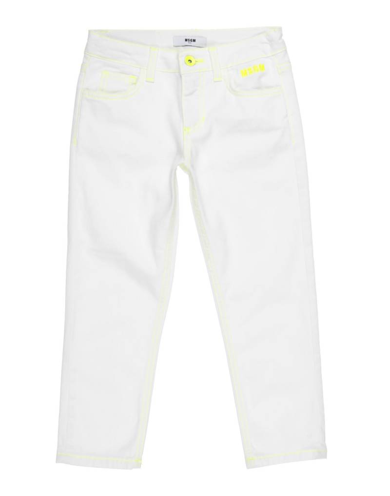 MSGM Jeanshose Kinder Weiß von MSGM