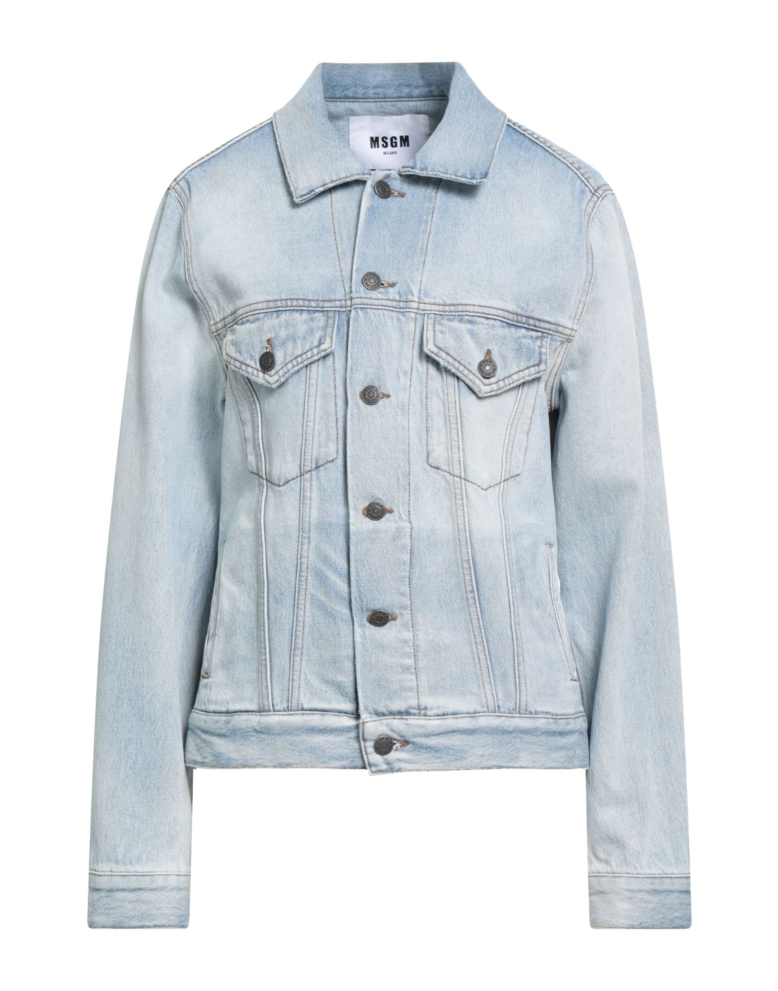 MSGM Jeansjacke/-mantel Damen Blau von MSGM