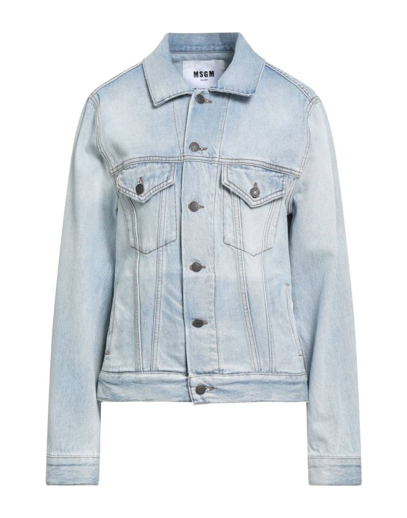 MSGM Jeansjacke/-mantel Damen Blau von MSGM