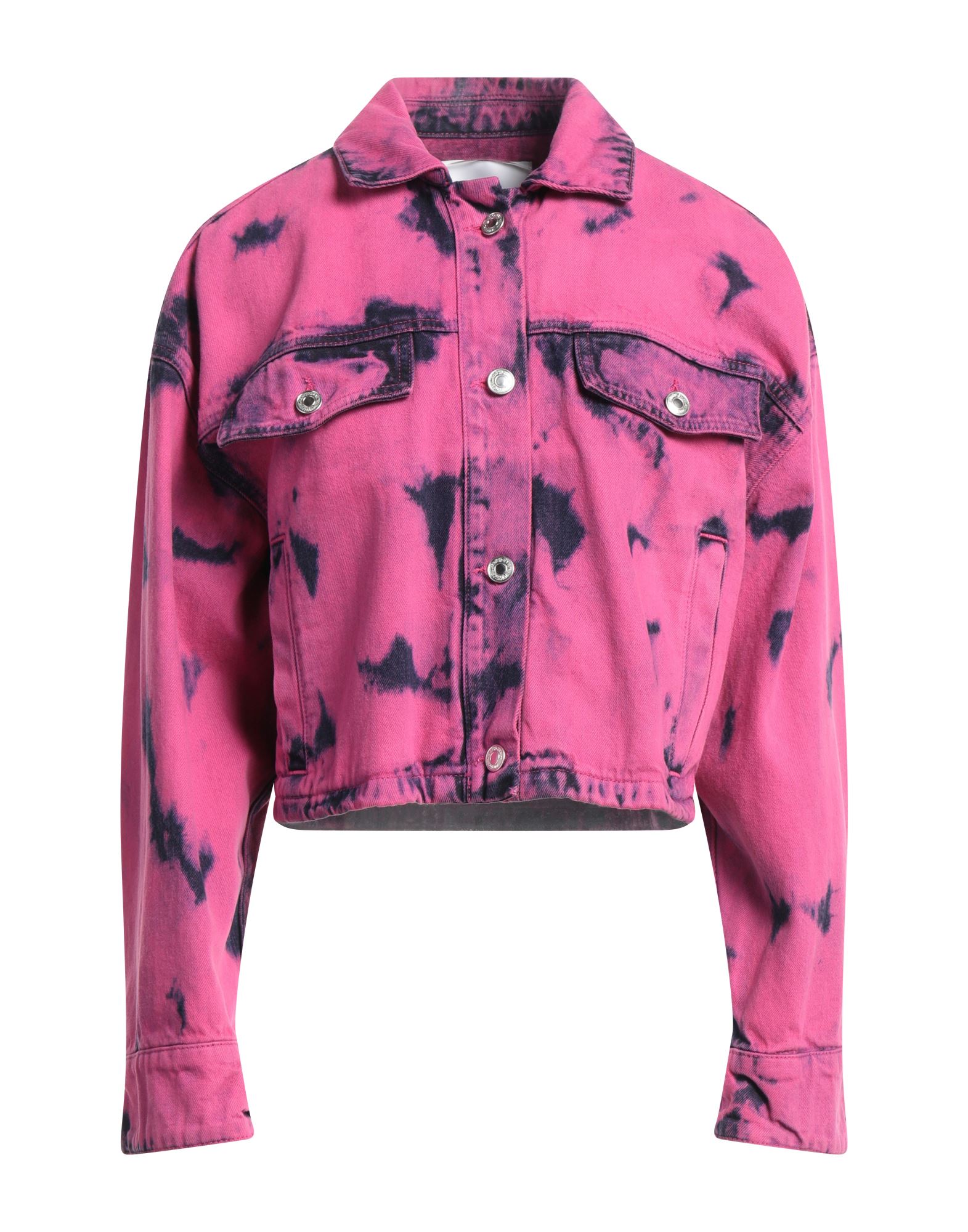 MSGM Jeansjacke/-mantel Damen Fuchsia von MSGM