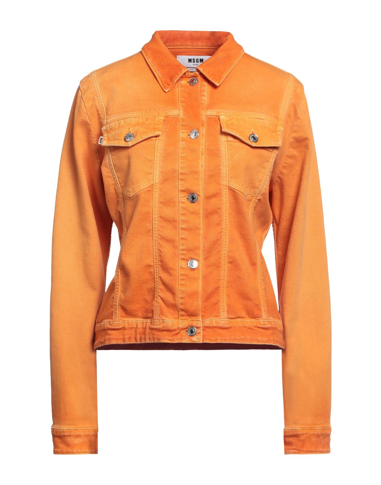 MSGM Jeansjacke/-mantel Damen Orange von MSGM