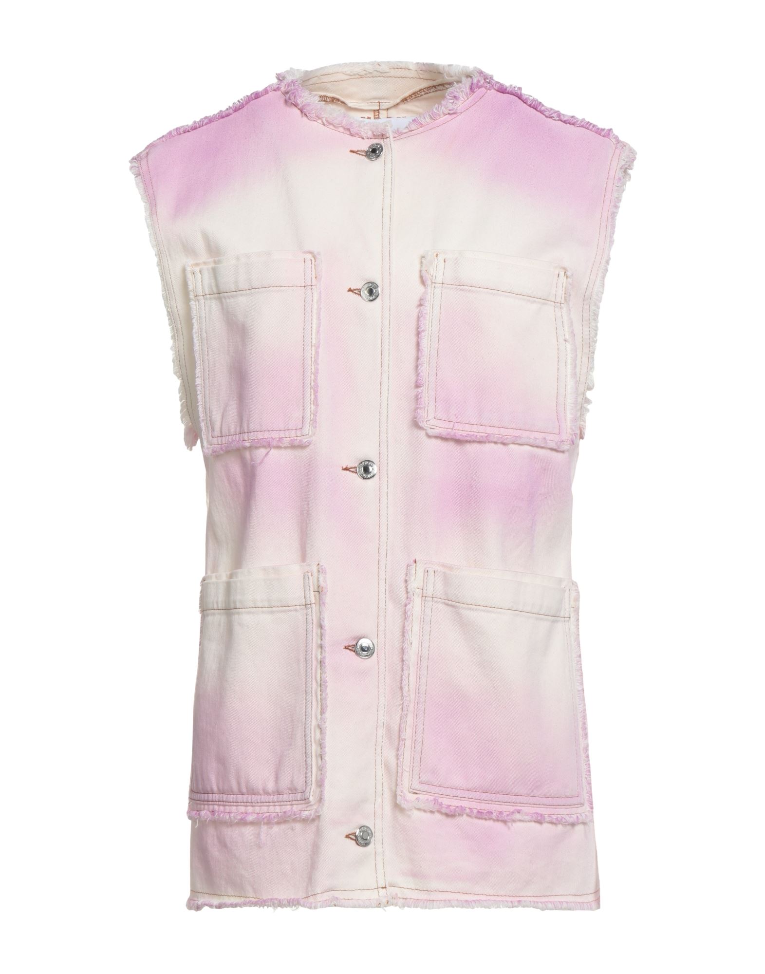 MSGM Jeansjacke/-mantel Damen Rosa von MSGM