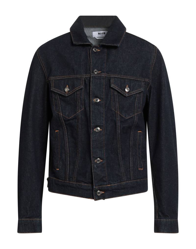 MSGM Jeansjacke/-mantel Herren Blau von MSGM