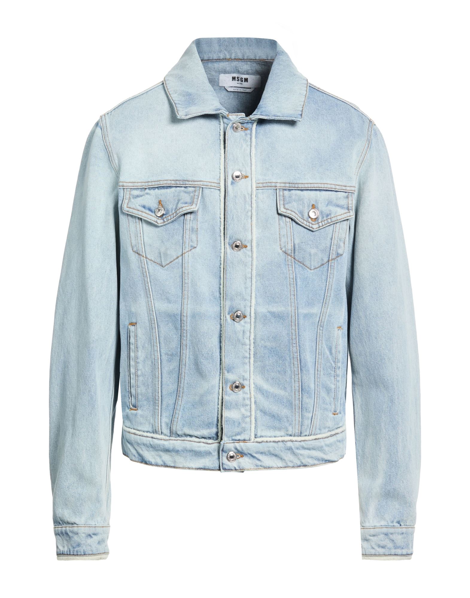 MSGM Jeansjacke/-mantel Herren Blau von MSGM