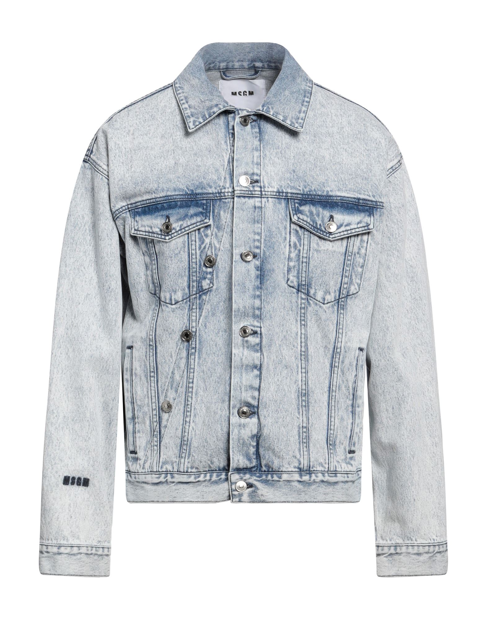 MSGM Jeansjacke/-mantel Herren Blau von MSGM