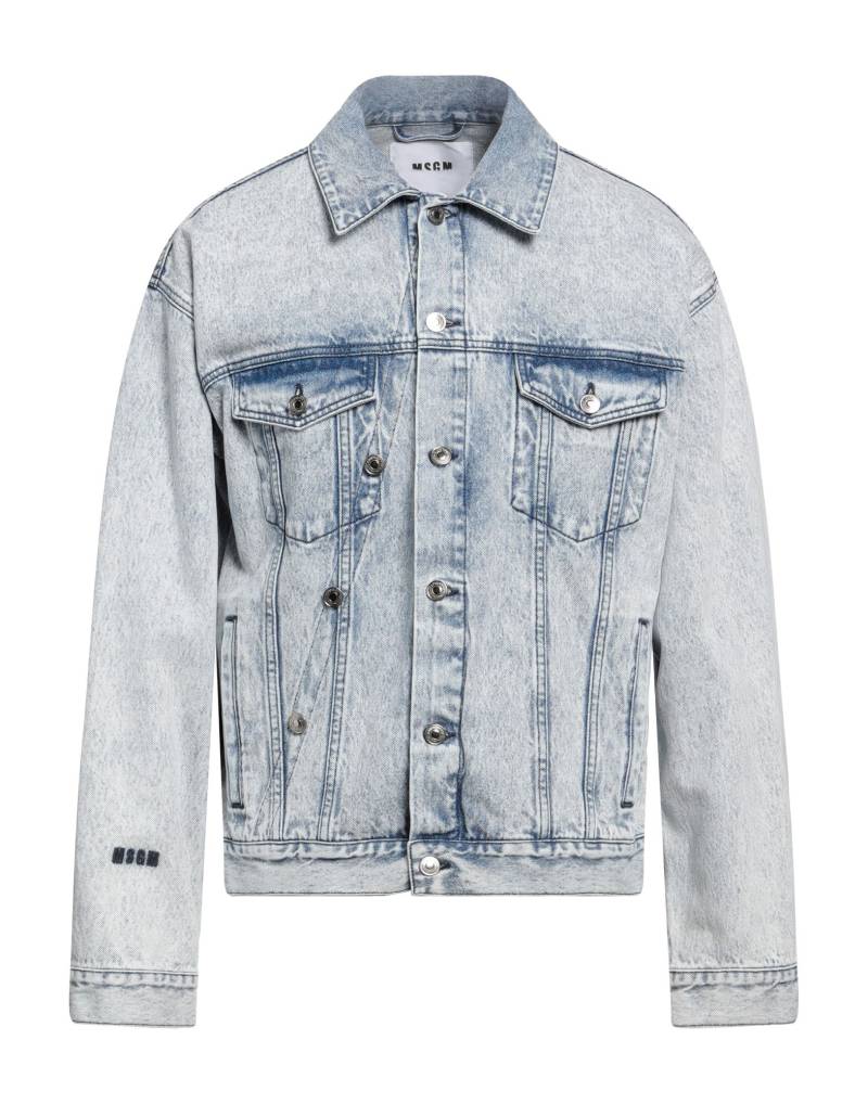 MSGM Jeansjacke/-mantel Herren Blau von MSGM