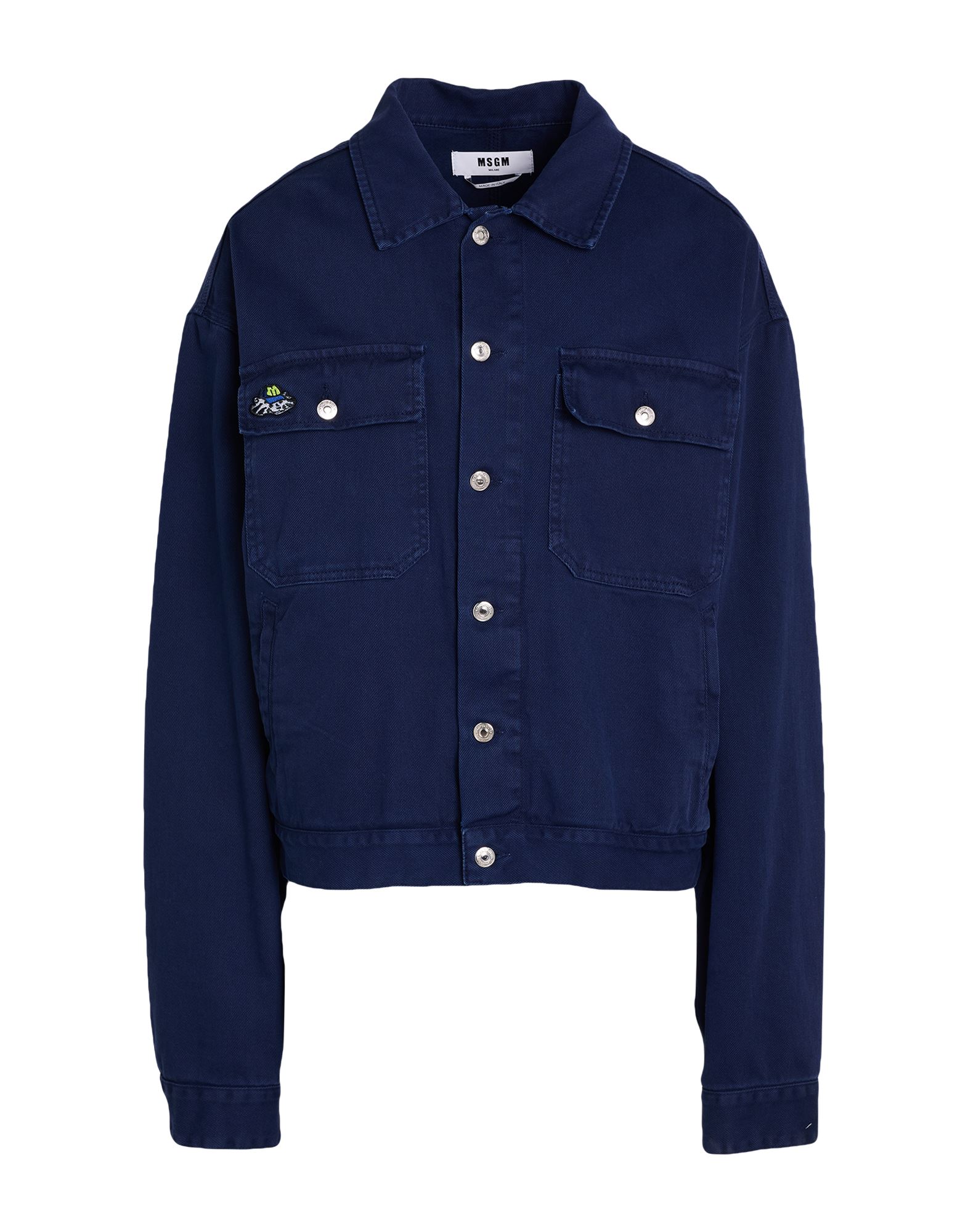 MSGM Jeansjacke/-mantel Herren Marineblau von MSGM