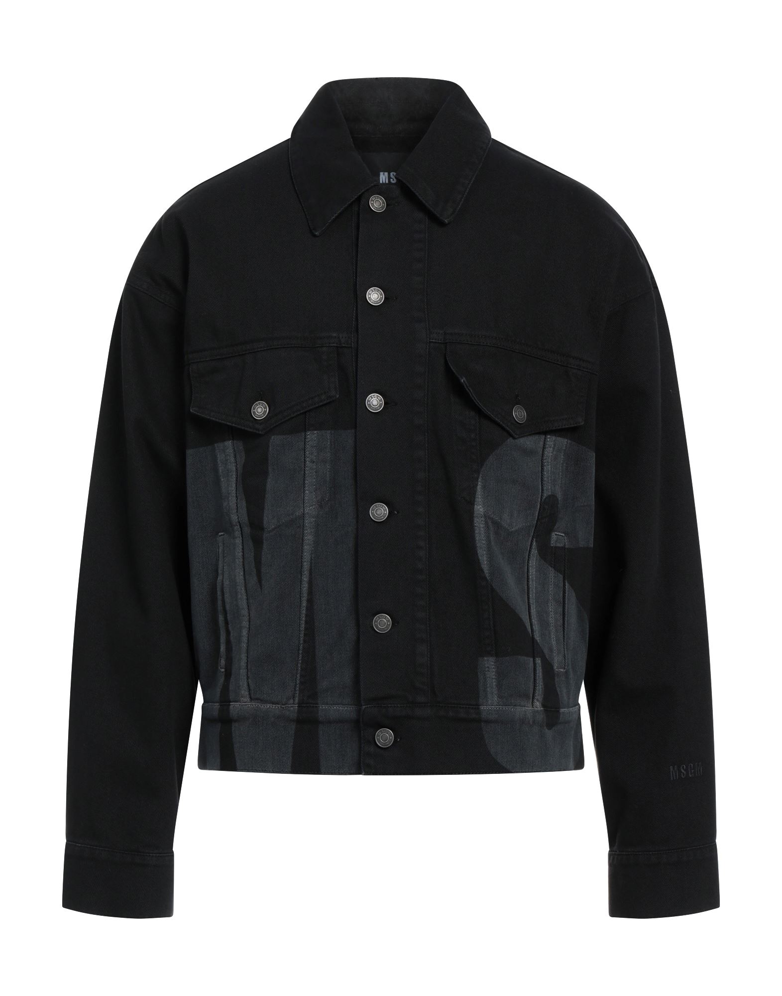 MSGM Jeansjacke/-mantel Herren Schwarz von MSGM