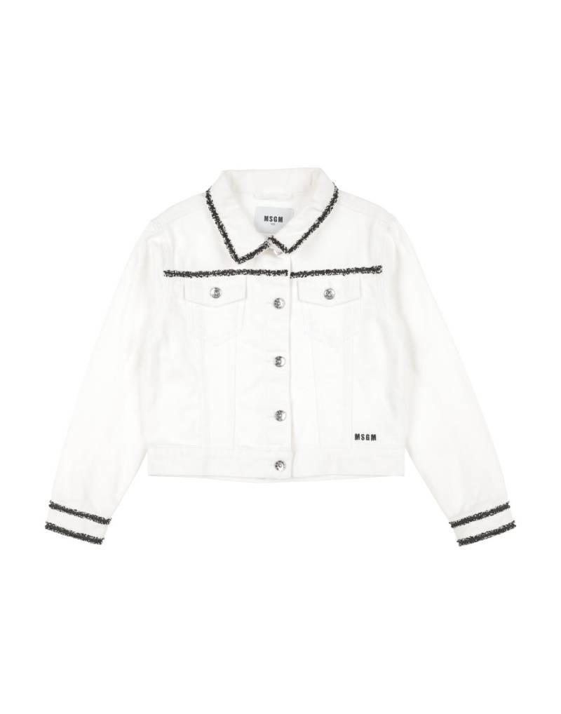 MSGM Jeansjacke/-mantel Kinder Off white von MSGM