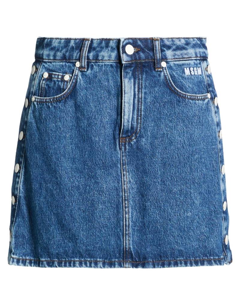 MSGM Jeansrock Damen Blau von MSGM
