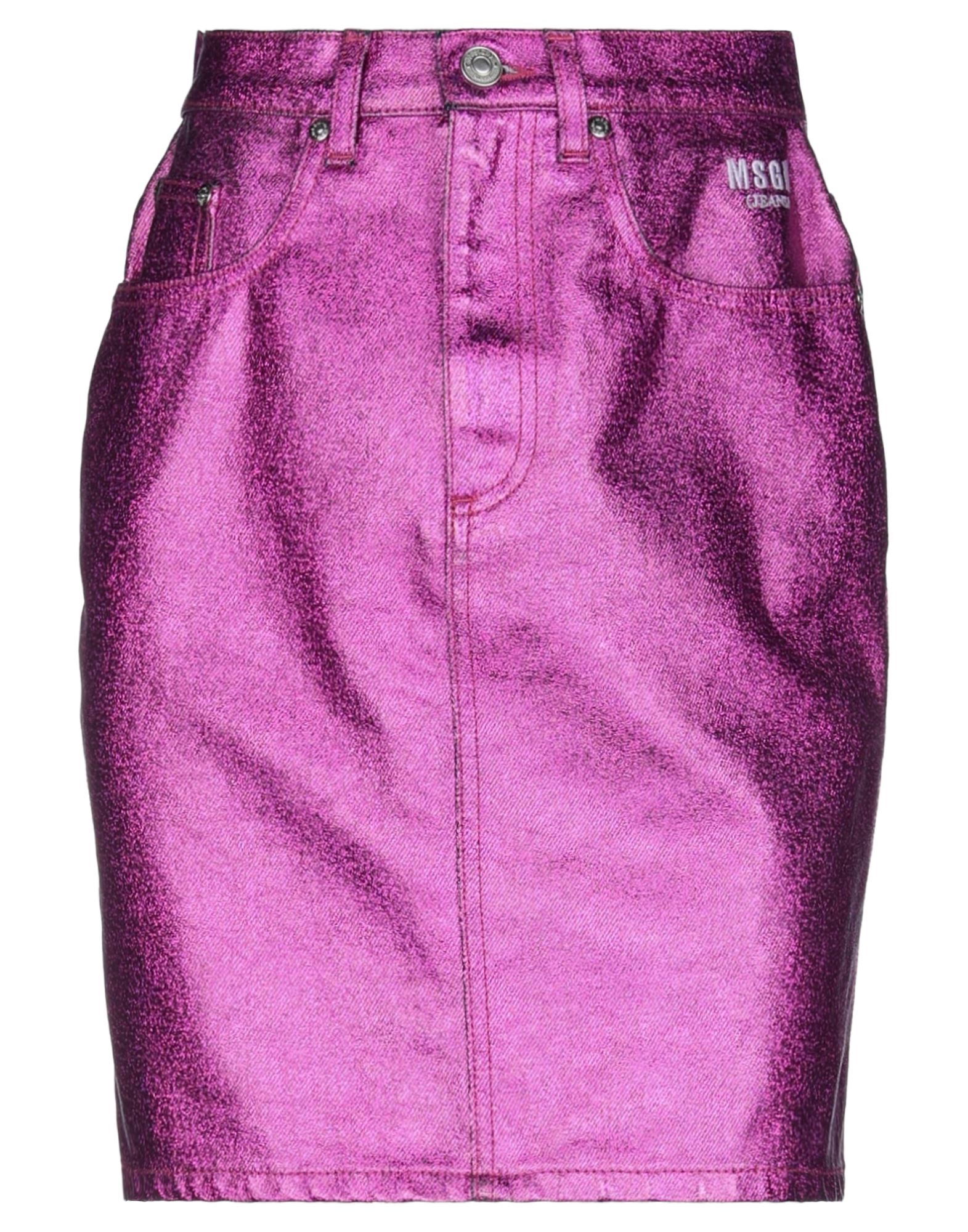 MSGM Jeansrock Damen Fuchsia von MSGM