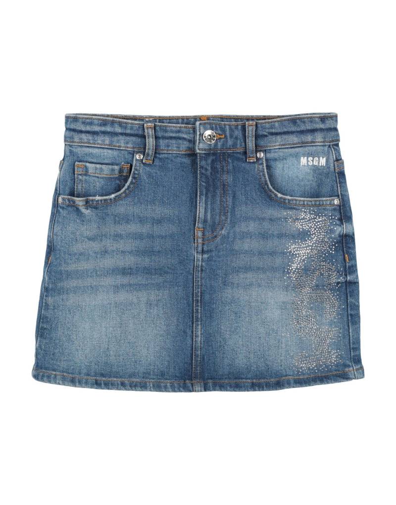 MSGM Jeansrock Kinder Blau von MSGM