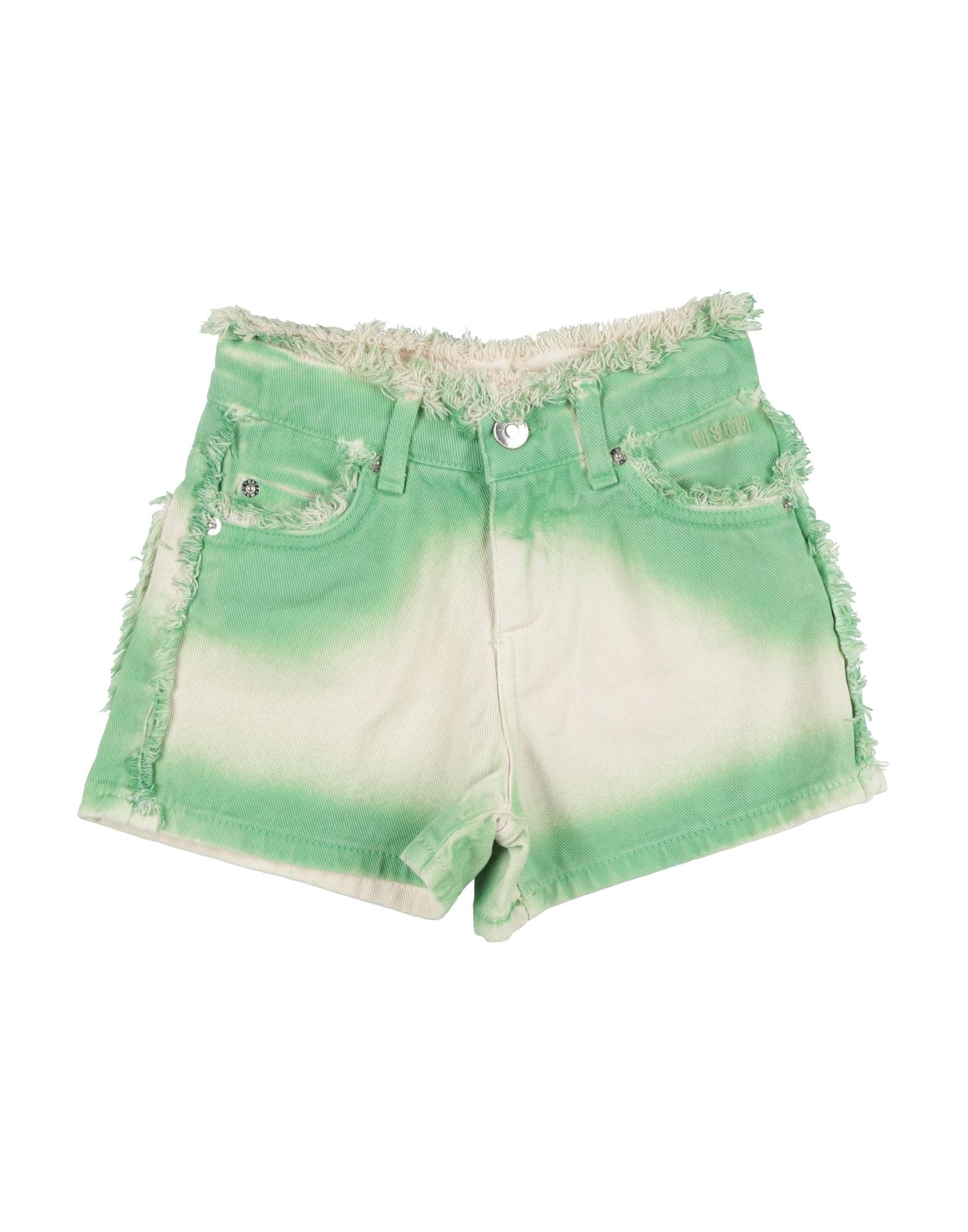 MSGM Jeansshorts Kinder Grün von MSGM