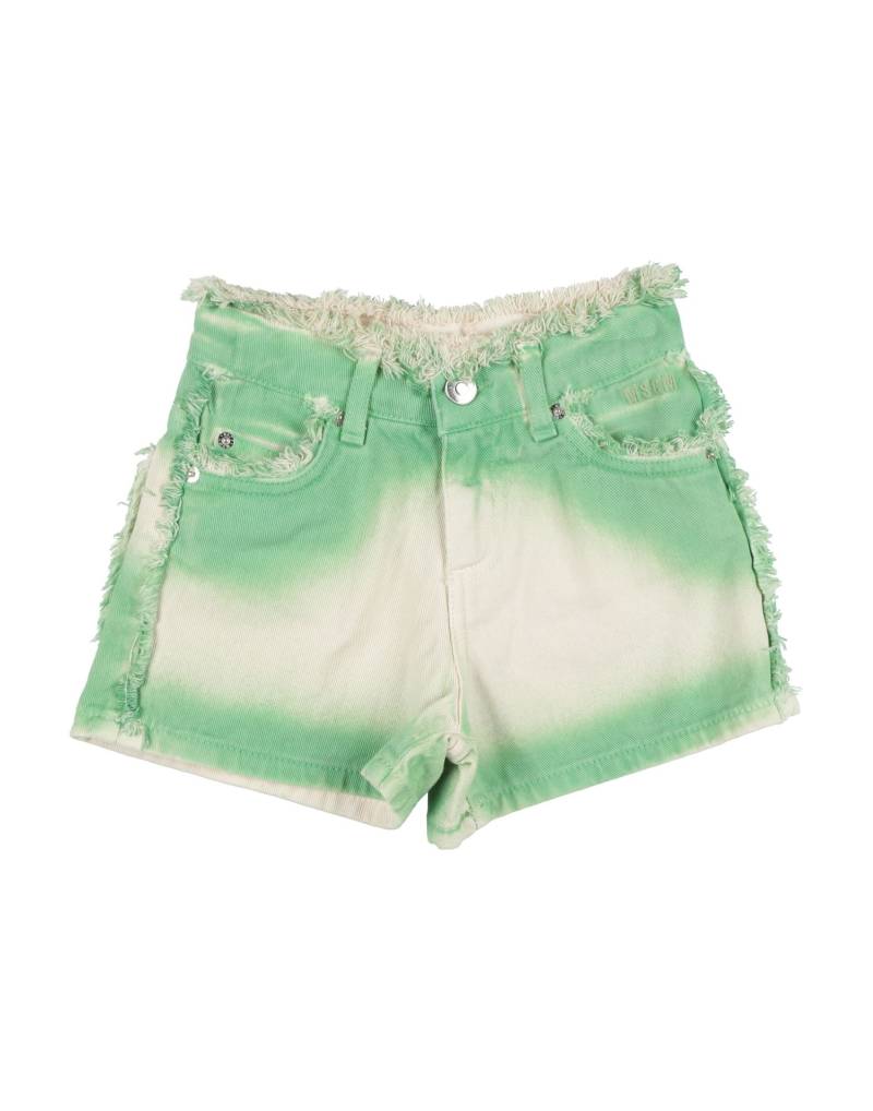MSGM Jeansshorts Kinder Grün von MSGM