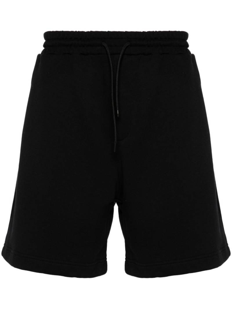 MSGM Joggingshorts mit Logo-Print - Schwarz von MSGM