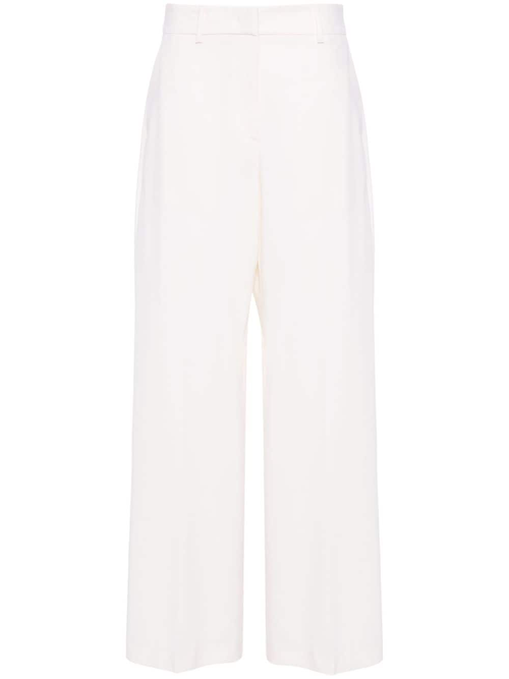 MSGM Klassische High-Waist-Hose - Nude von MSGM