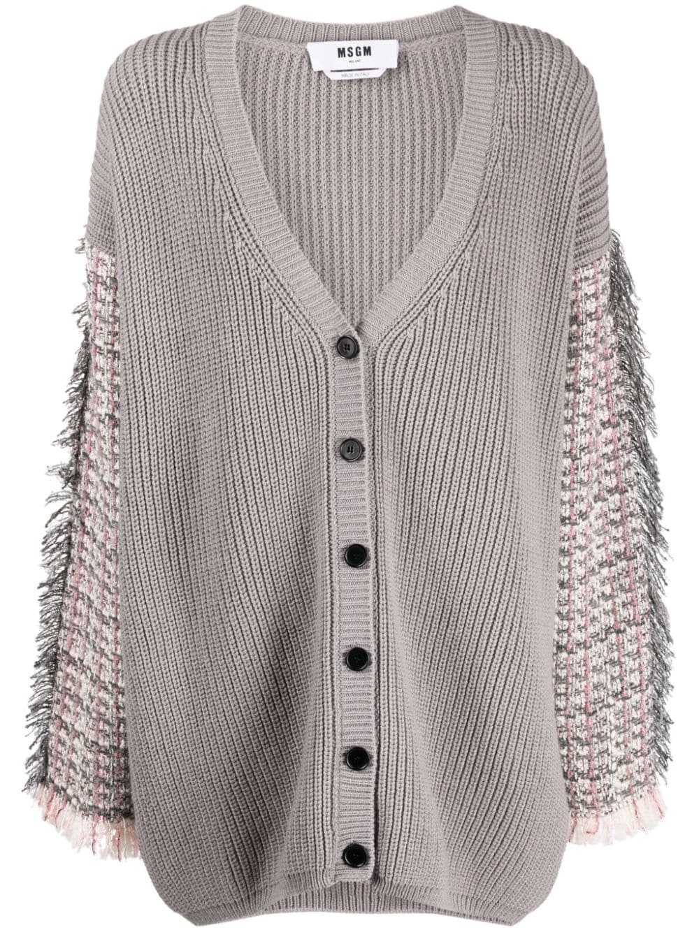 MSGM Klassischer Cardigan - Grau von MSGM