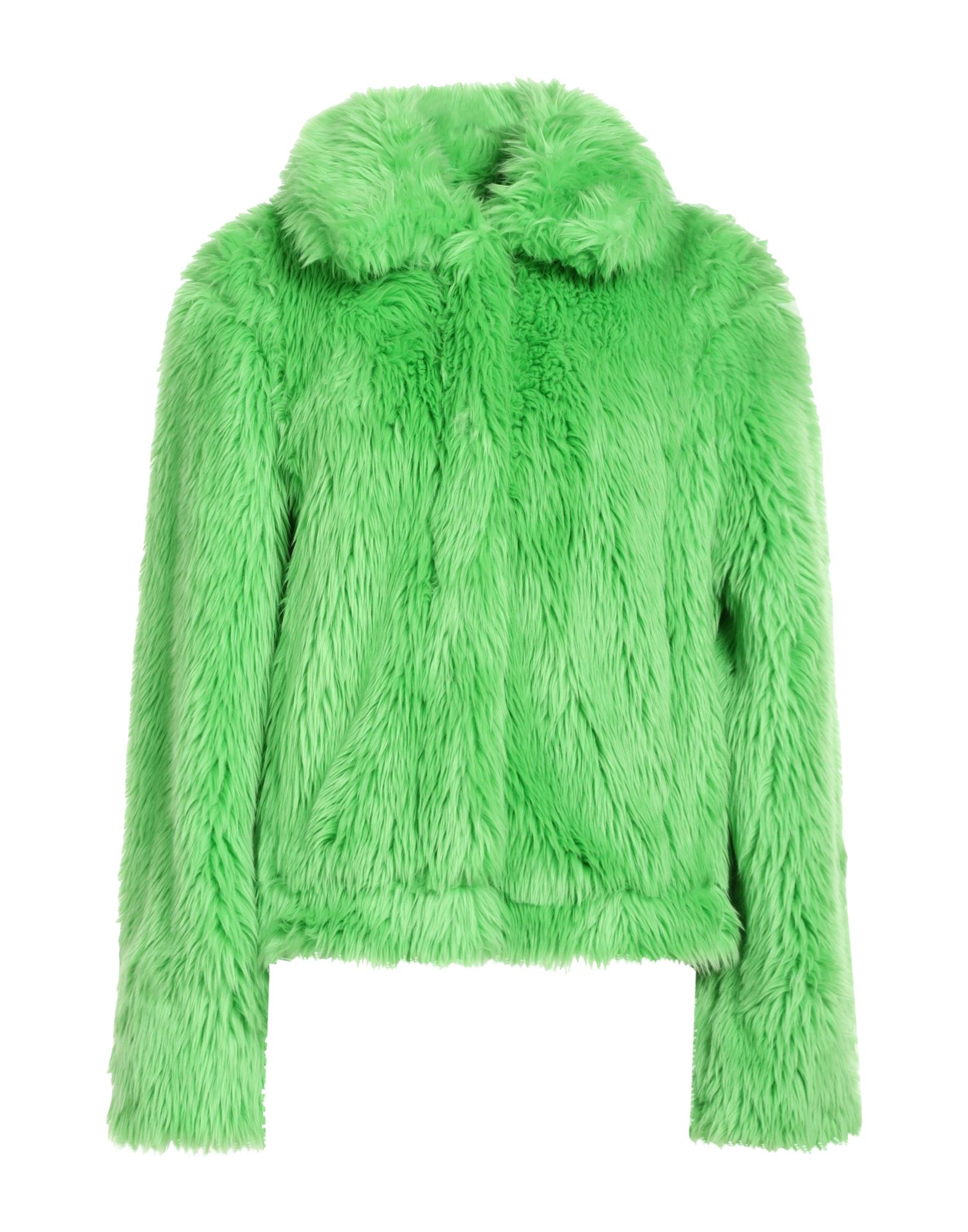 MSGM Shearling- & Kunstfell Damen Säuregrün von MSGM