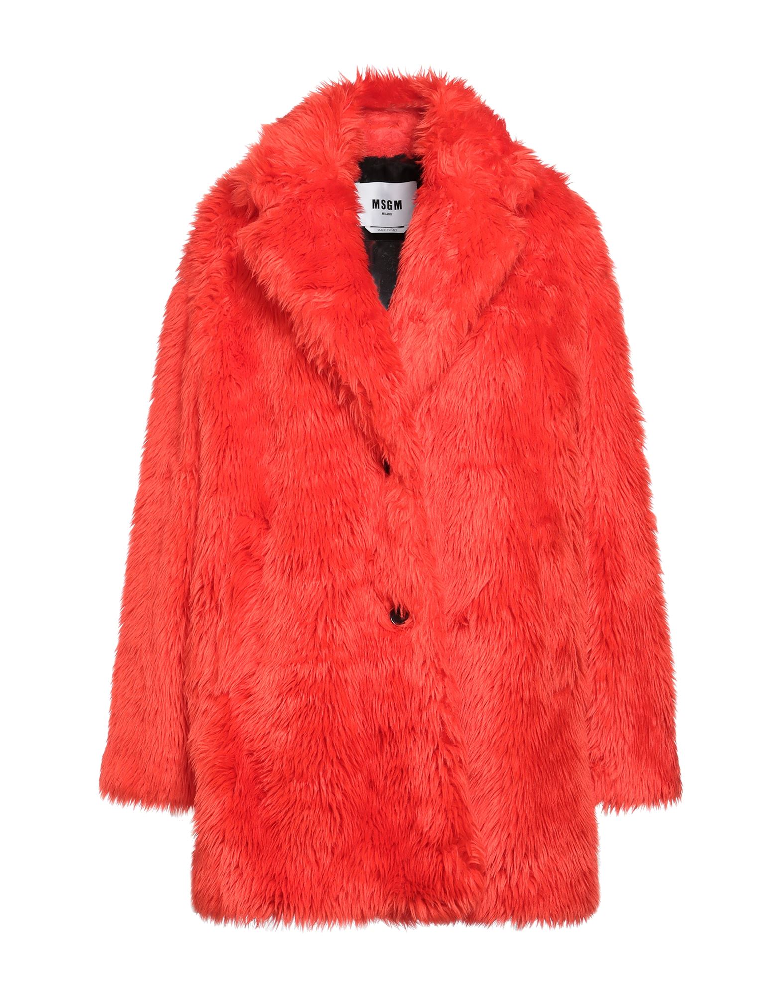 MSGM Shearling- & Kunstfell Damen Tomatenrot von MSGM