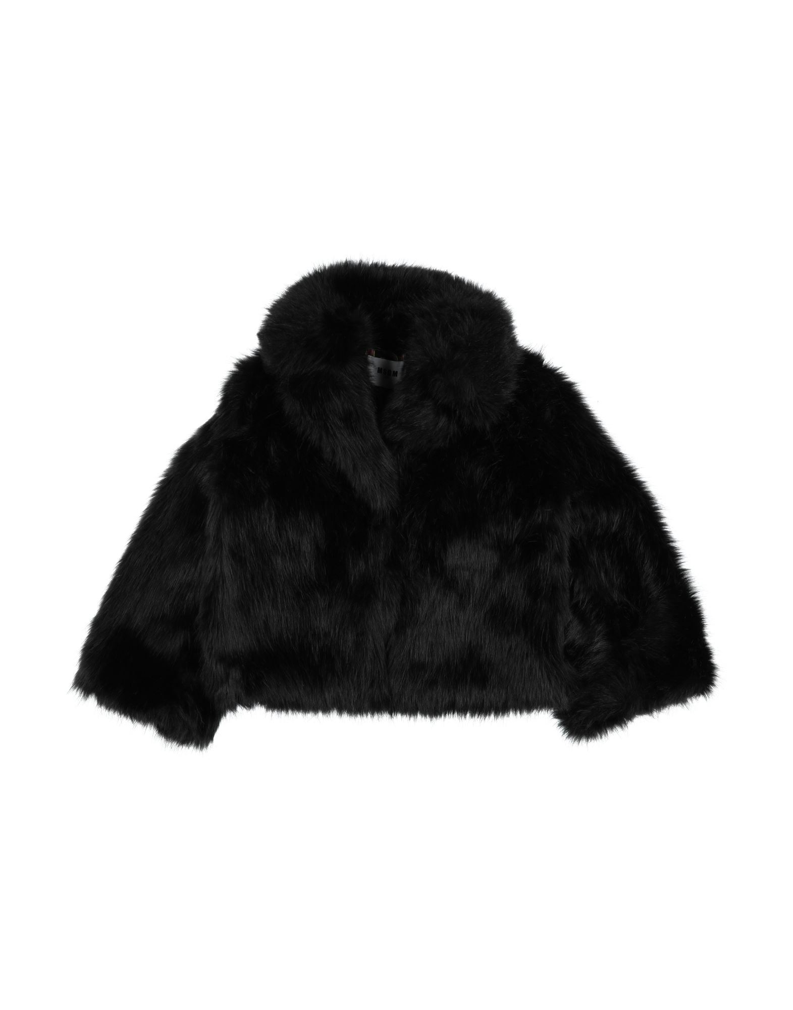 MSGM Shearling- & Kunstfell Kinder Schwarz von MSGM