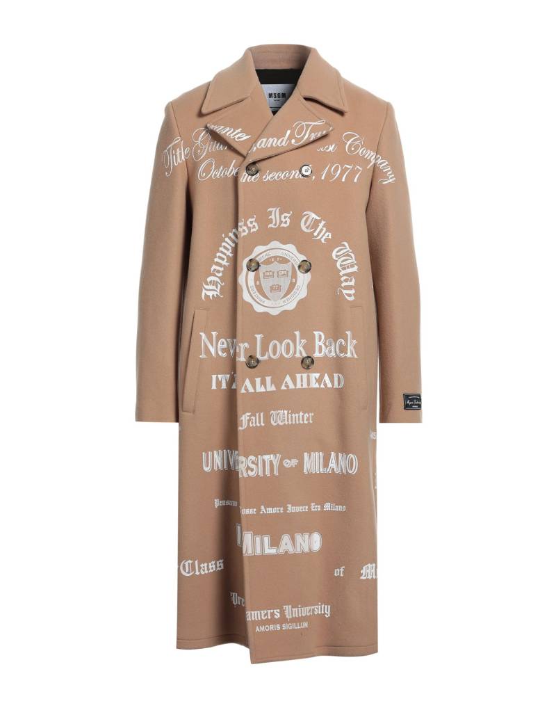 MSGM Mantel Herren Kamel von MSGM