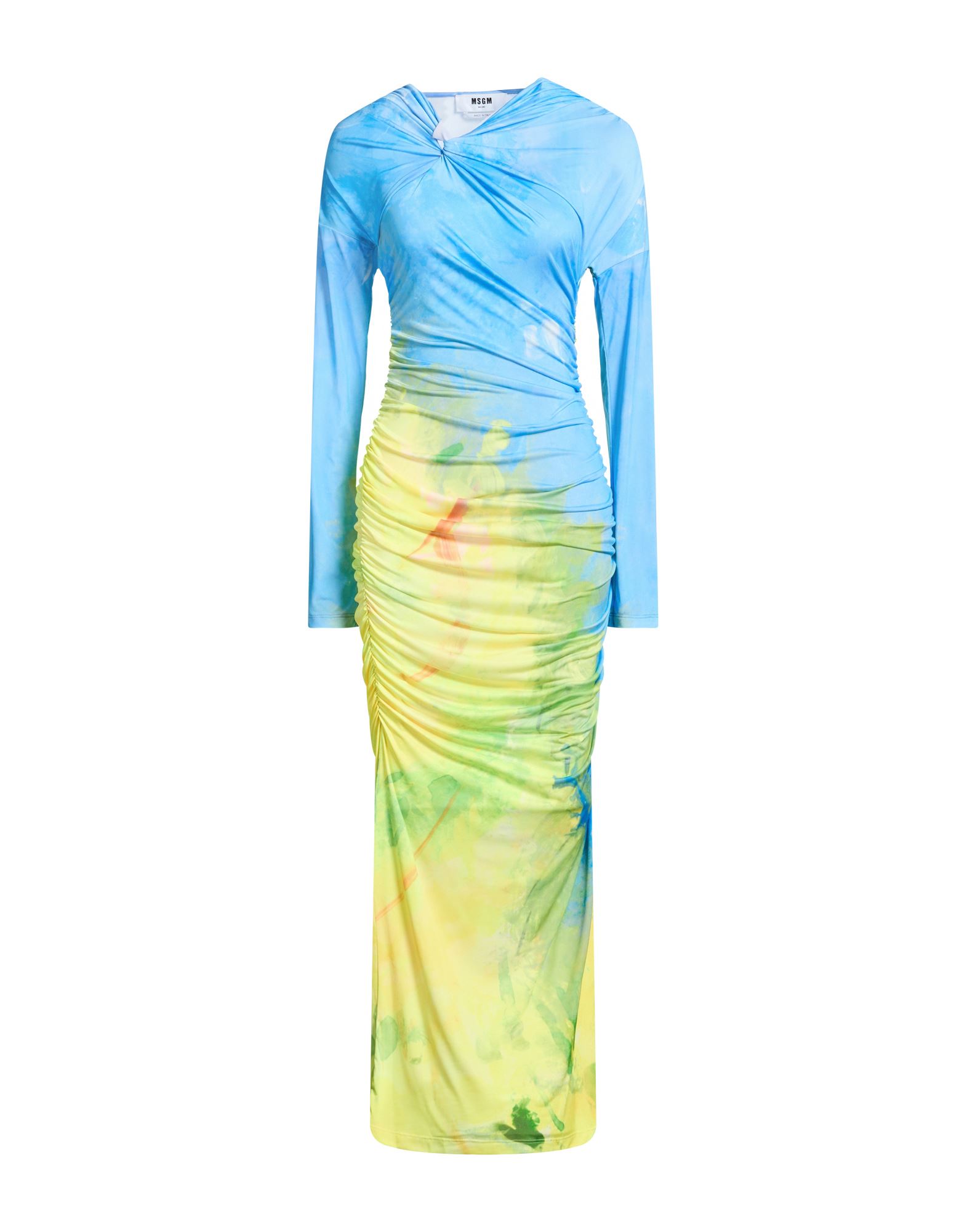 MSGM Maxi-kleid Damen Azurblau von MSGM