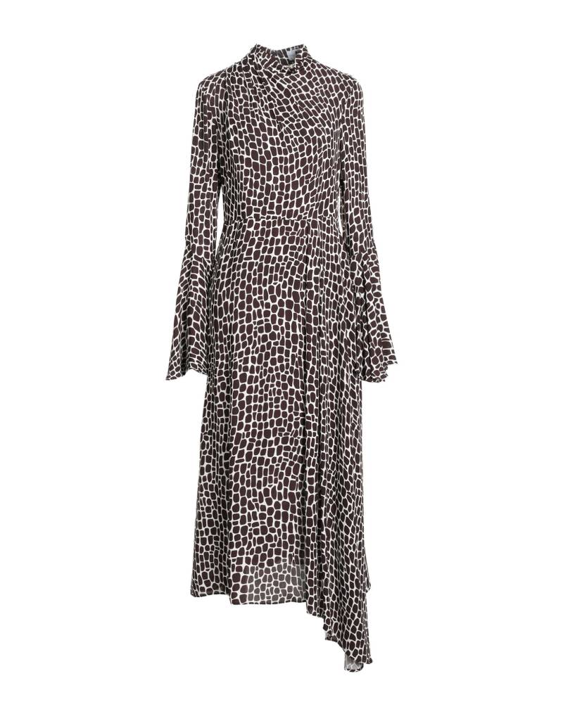 MSGM Maxi-kleid Damen Dunkelbraun von MSGM