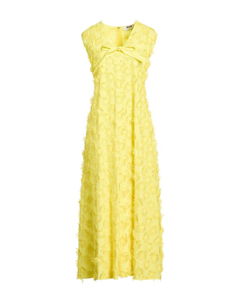 MSGM Maxi-kleid Damen Gelb von MSGM