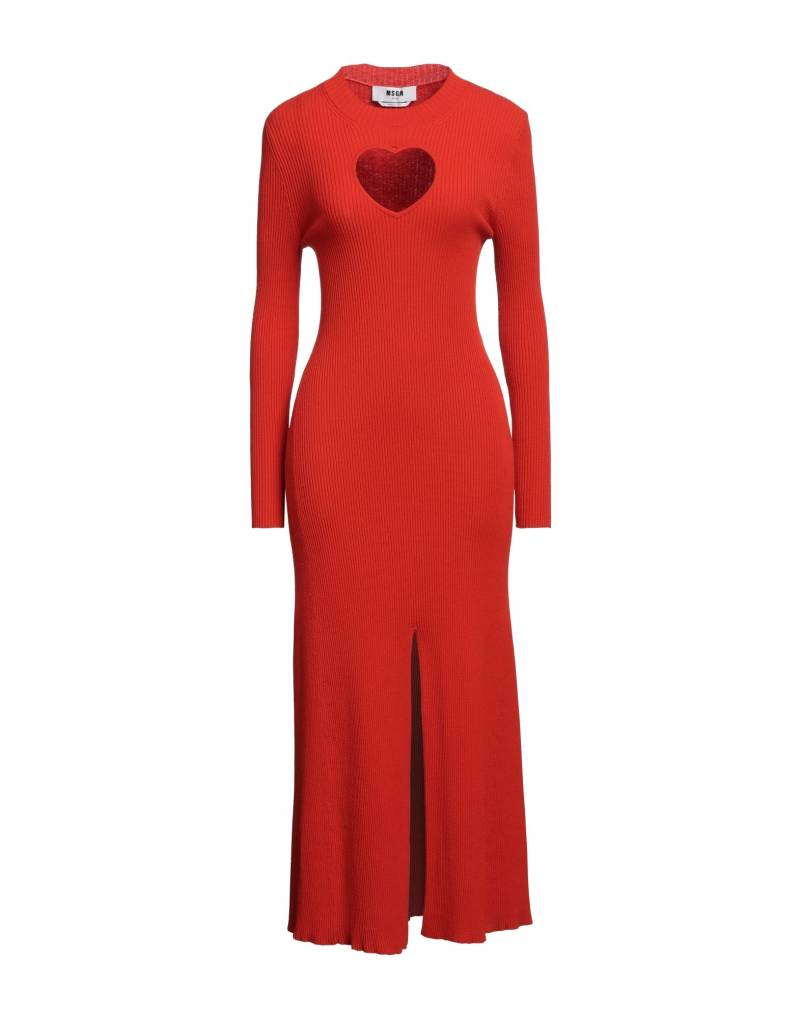 MSGM Maxi-kleid Damen Rostrot von MSGM