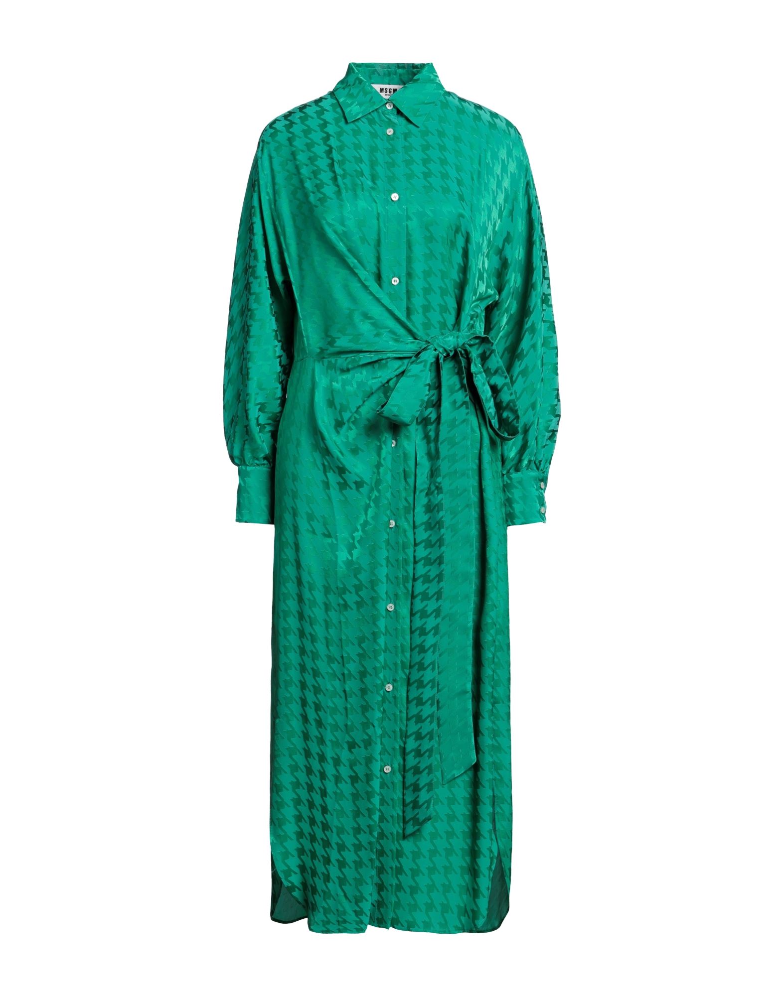 MSGM Maxi-kleid Damen Smaragdgrün MSGM Maxi-kleid Damen Smaragdgrün von MSGM