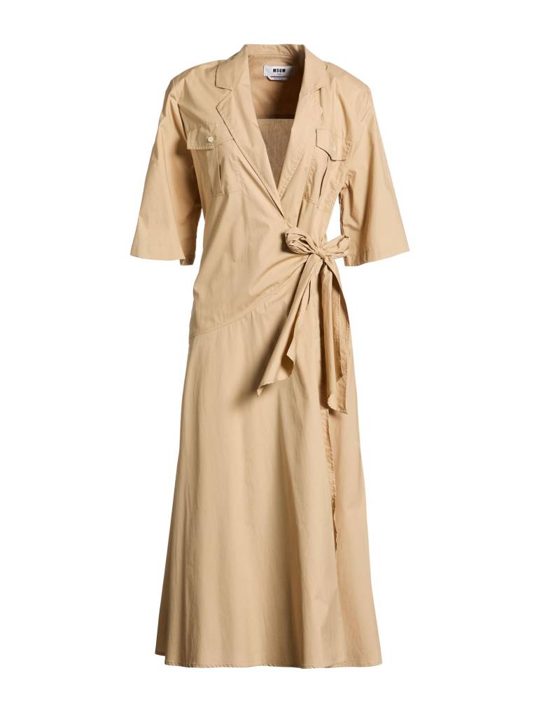MSGM Midi-kleid Damen Beige von MSGM