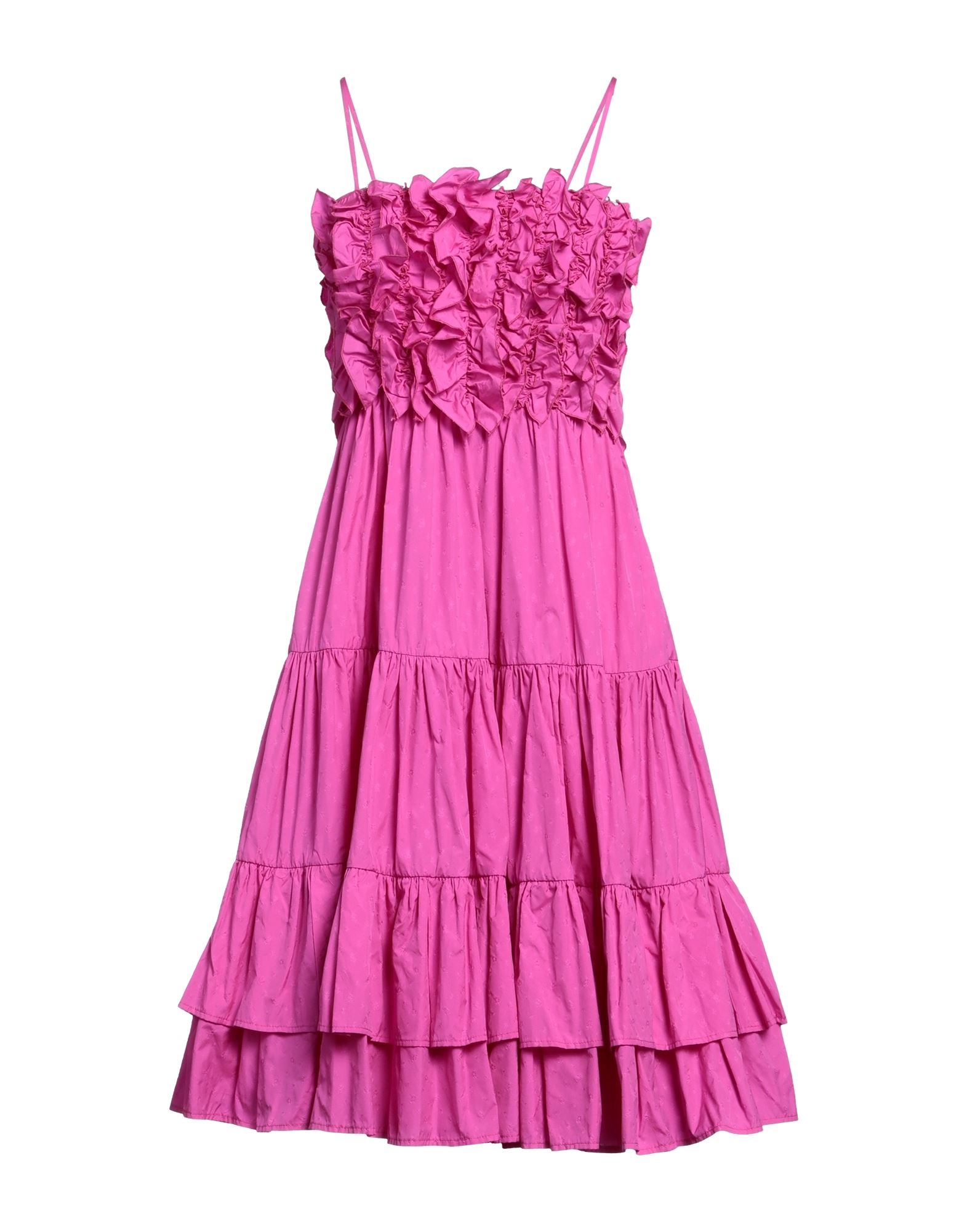 MSGM Midi-kleid Damen Fuchsia von MSGM