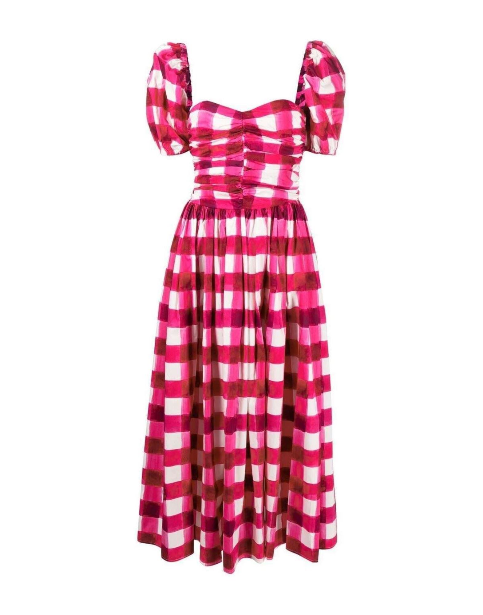 MSGM Midi-kleid Damen Fuchsia von MSGM