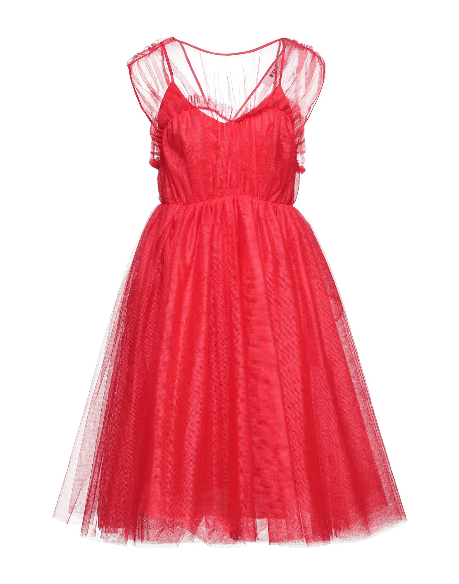 MSGM Midi-kleid Damen Rot von MSGM