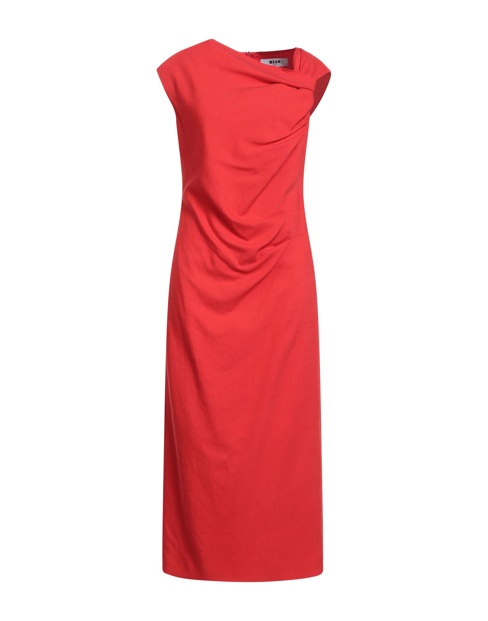 MSGM Midi-kleid Damen Rot von MSGM