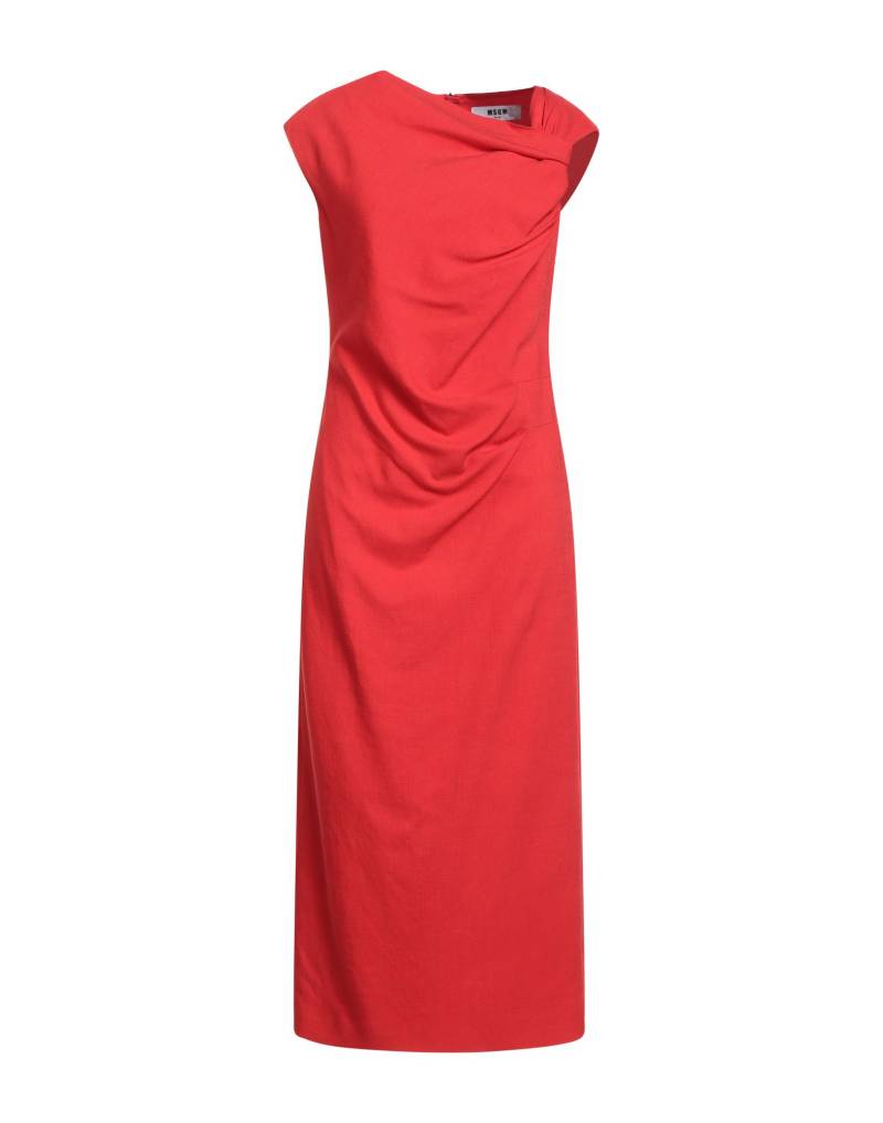 MSGM Midi-kleid Damen Rot von MSGM
