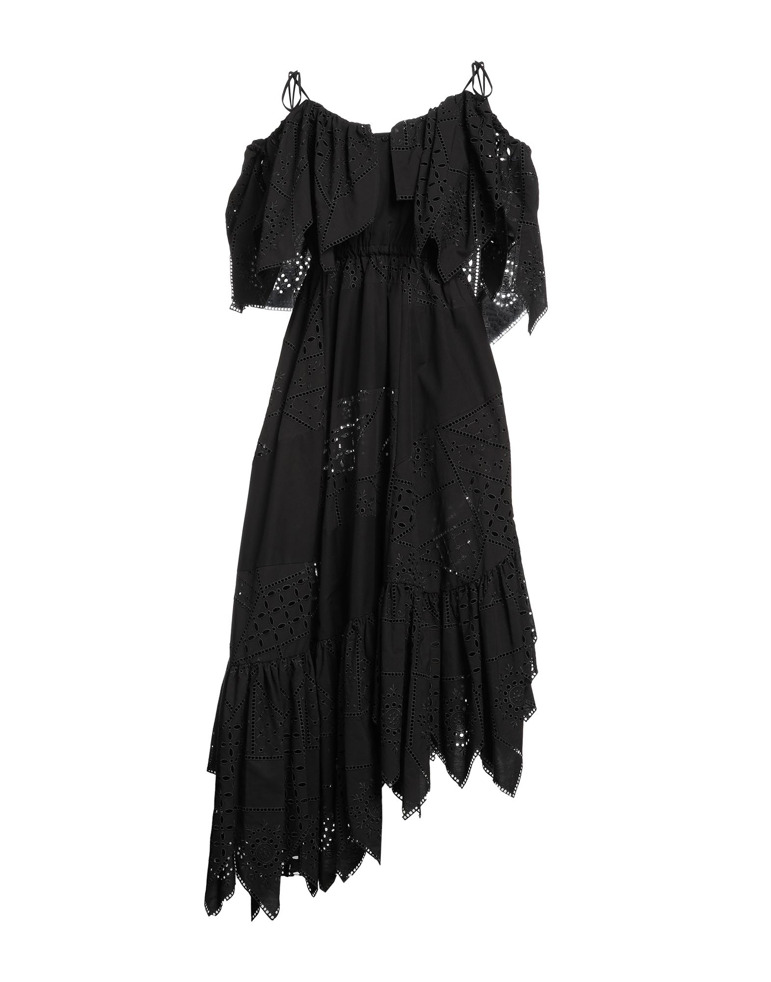 MSGM Midi-kleid Damen Schwarz von MSGM