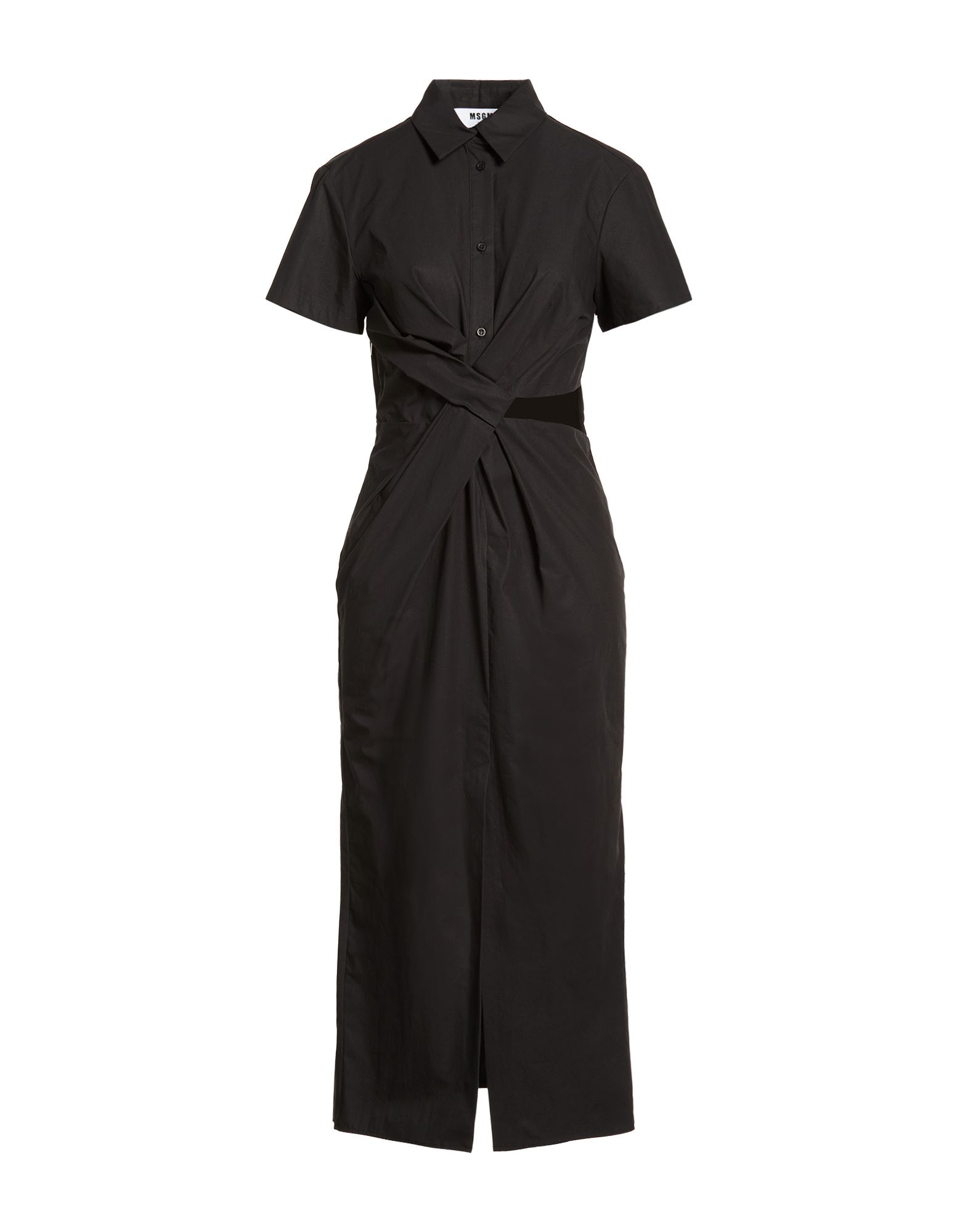 MSGM Midi-kleid Damen Schwarz von MSGM