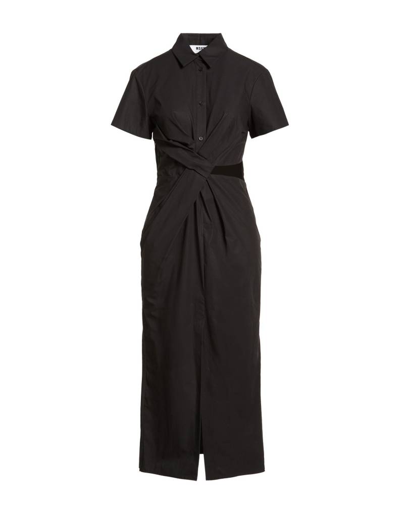MSGM Midi-kleid Damen Schwarz von MSGM