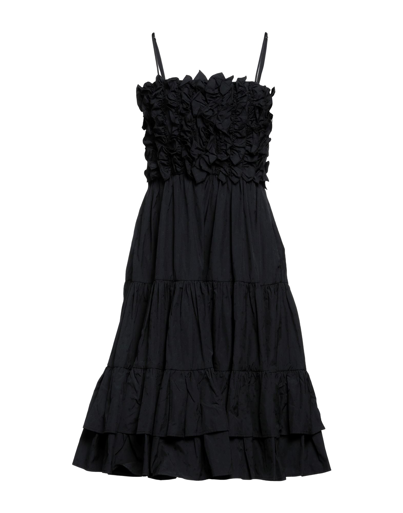 MSGM Midi-kleid Damen Schwarz von MSGM